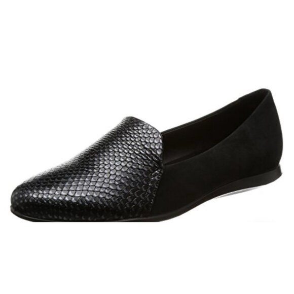 NEW! ECCO Touch Ballerina 2.0 Flats Suede Leather Black SZ 8 - Picture 2 of 10